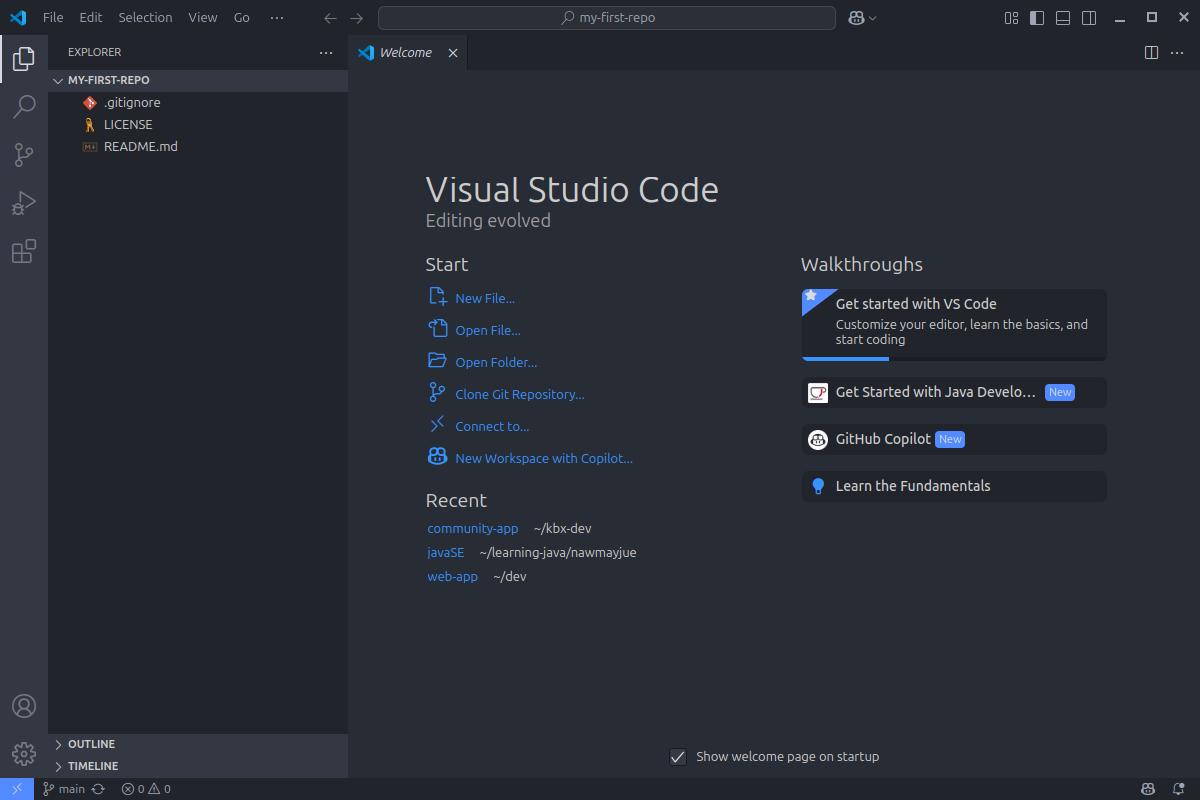 Screenshot: GitHub repository page showing the updated files and commit history